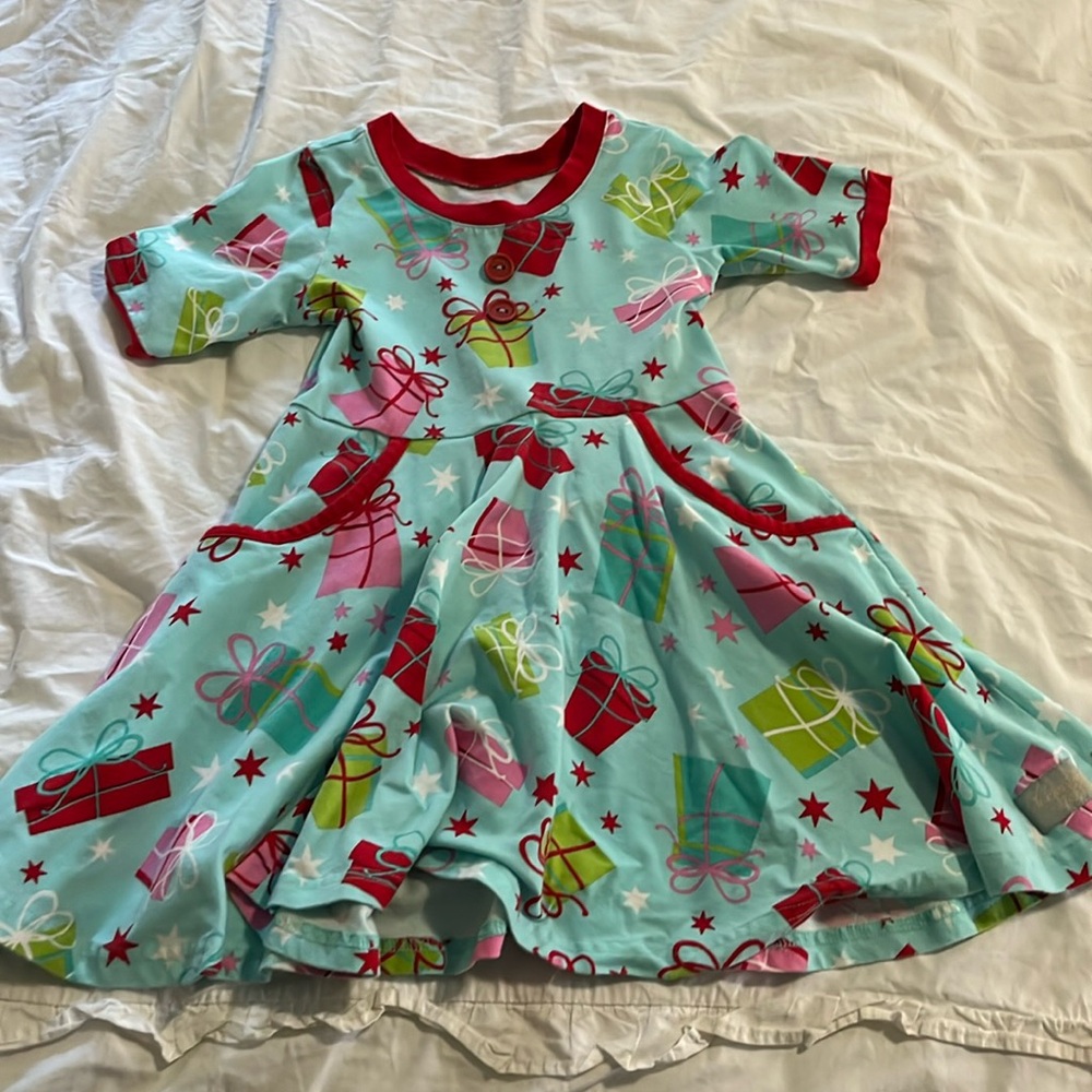 Eleanor Rose Christmas dress size 4-5